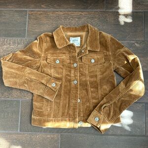 brown ribbed jacket!